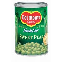 Del Monte Vegetables Sweet Peas 15.00Oz / 24Pk