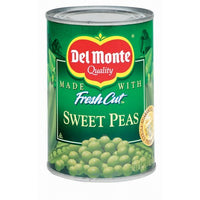 Del Monte Vegetables Sweet Peas 15.00Oz / 24Pk
