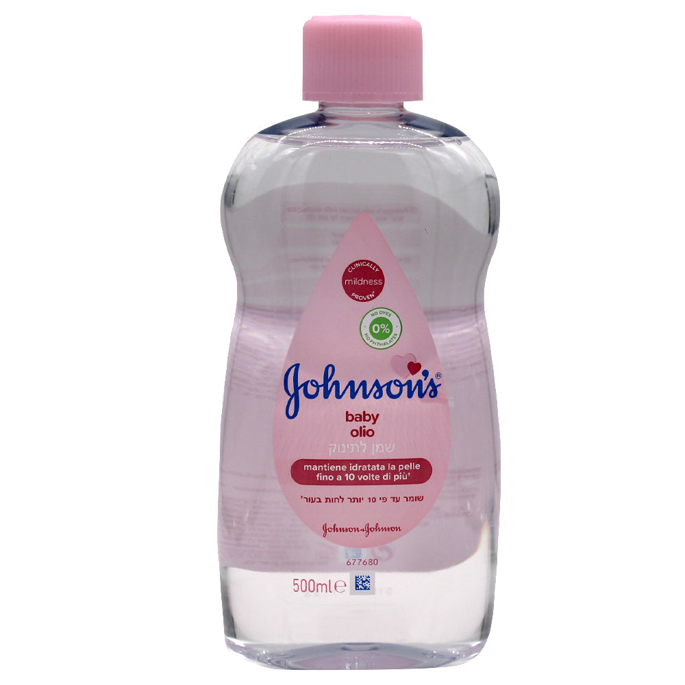 Johnson'S Baby Oil 500 Ml Import Classico