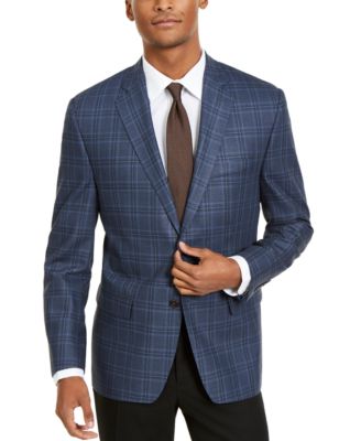 Navy Plaid 38 SHORT NAVY