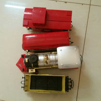 FAO Schwarz Train Set Motorized with Sound Redblacksilver