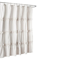 Lush Dor Darla Horiz Texture Shower Curtain