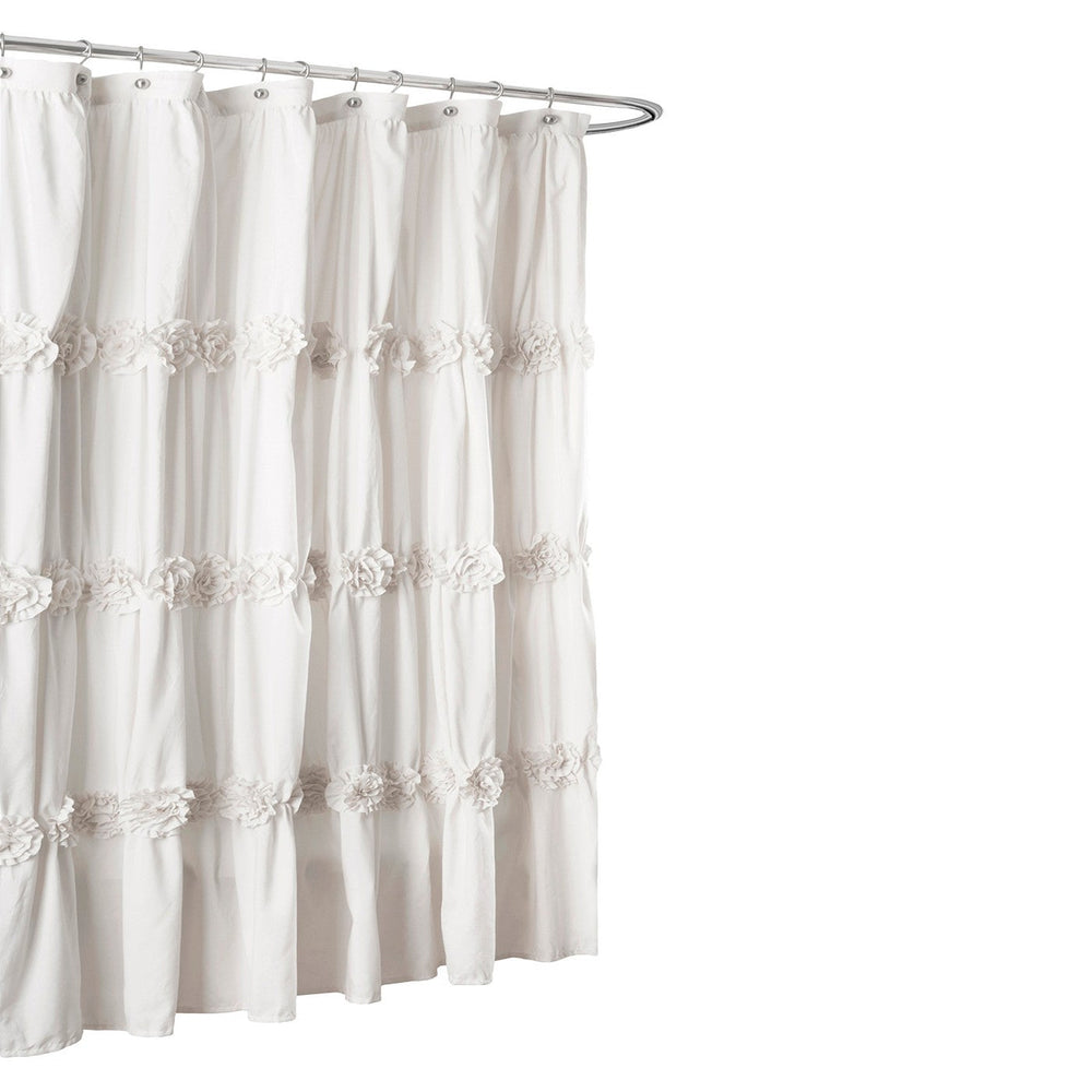 Lush Dor Darla Horiz Texture Shower Curtain