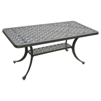 Sedona Rectangle Cast Aluminum Rectangular Cocktai