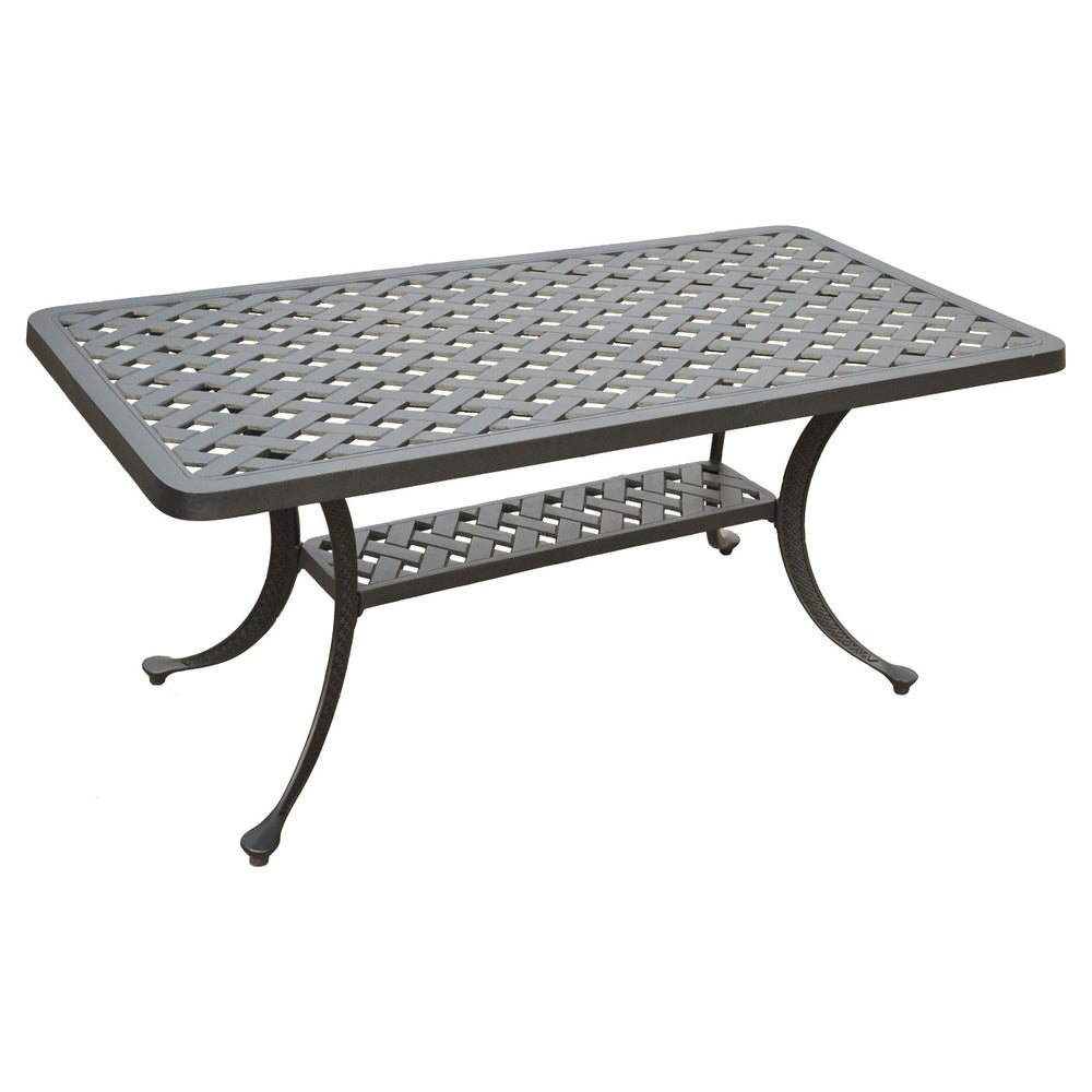 Sedona Rectangle Cast Aluminum Rectangular Cocktai