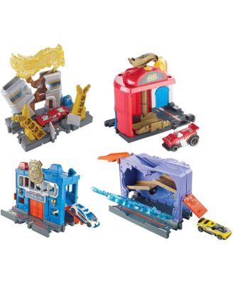 Hot Wheels CITY DOWNTOWN Play Set Asst Multi