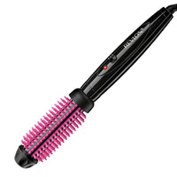 Revlon Pro Collection Heated Silicone Bristle Curl Brush Black 1"