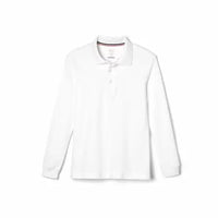 
              French Toast Big Boys Long Sleeve Pique Polo Shirt
            