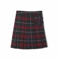 
              Toast Girls School Uniform Adjustable Waist Plaid Scooter Skirt
            