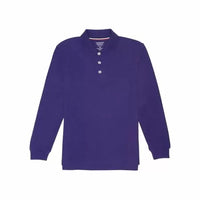 
              French Toast Big Boys Long Sleeve Pique Polo Shirt
            