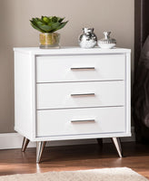 
              Orinn Bedside Table with Drawers 50cm carré
            