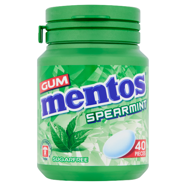 Mentos Gum Spearmint 40 Pieces (56g) DLC: Juin26