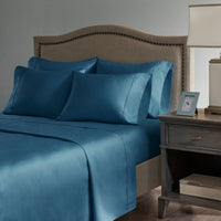 
              Comfort Classics 800 Thread Count Cotton Rich Sateen Sheet Set, Teal, King
            
