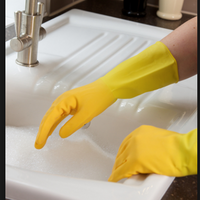 Small Yellow Kitchen Gloves