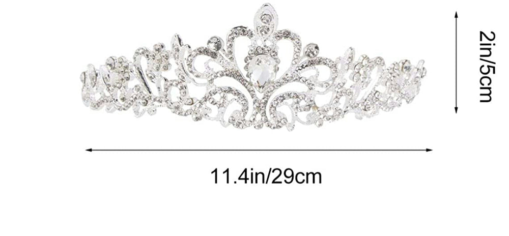 Winomo Rhinestone Diademe Courone