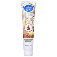 Promo * LAIT CORPOREL AU BEURRE DE KARITÉ Lotion corporelle hydratante pour nourrir et protéger pour une peau saine et douce. SANS PARABEN POIDS NET 4 OZ (113g)