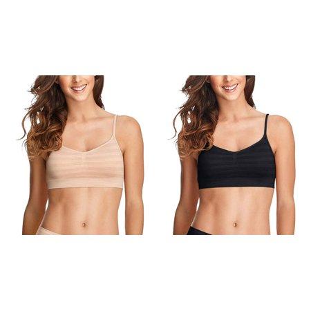 Jockey Femmes Lot de 2 bralettes XL    /   Jockey Women 2-Pack Bralette- Size: XL MCI