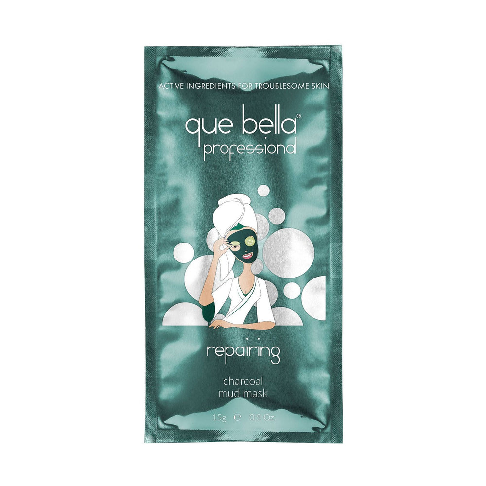 Que Bella Professional Charcoal Mud Face Mask - 0.5oz
