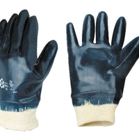 Nitrile Dipped Gloves Blue (Gants Trempés En Nitrile Bleu)