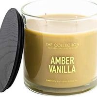 13oz Glass Jar 2-Wick Candle Amber Vanilla - The Collection By Chesapeake Bay Candle