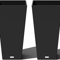 Veradek Maceta alta de resina en V 2 Pcs