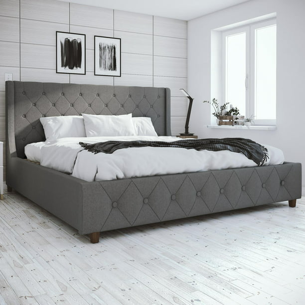 CosmoLiving by Cosmopolitan Mercer Upholstered King Bed