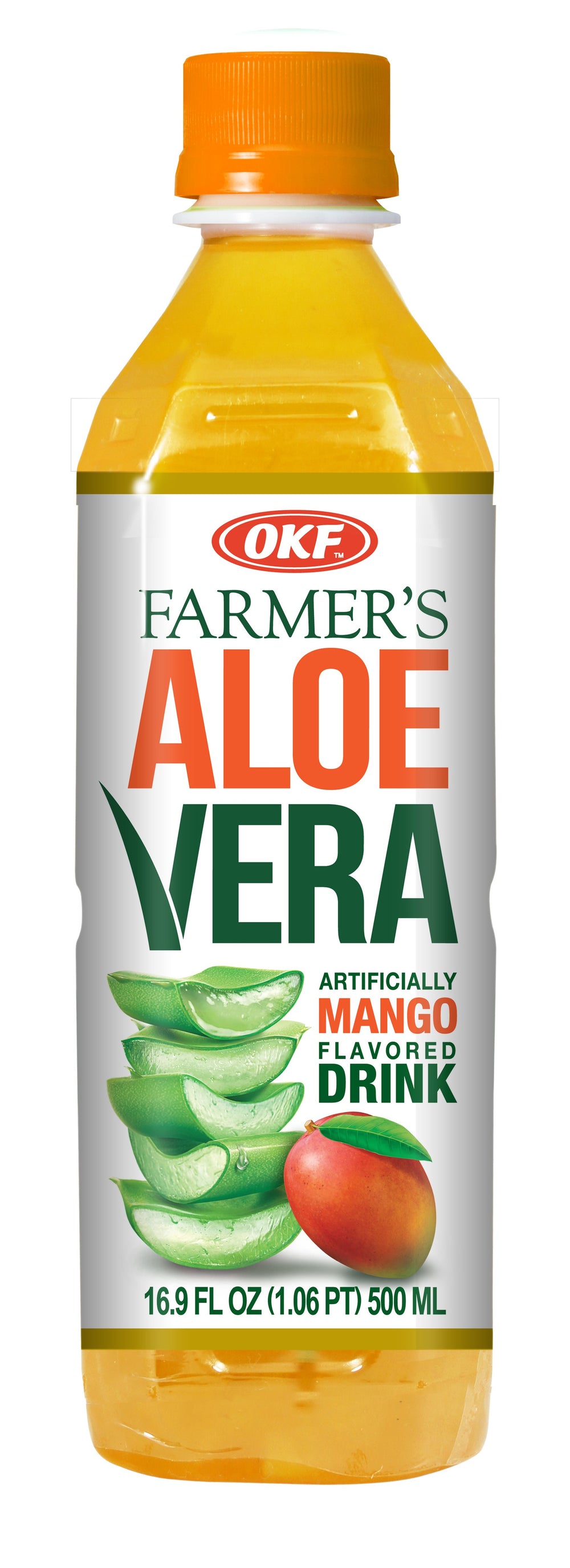 Farmers Aloe Drink Mango 16.9Oz/500 mL DLC: 17/DEC/2021