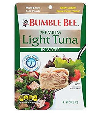 Bumble Bee Pouch Chunk Light Tuna 2.5Oz / 12Pk