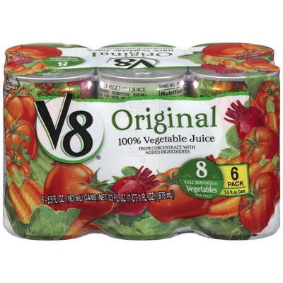V-8 Original 8/6 Pack 5.5Oz