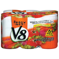 V-8 Juice 8/6 Pack Spicy Hot 6Ct