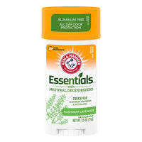 Arm & Hammer Deo Stick 2.5 Oz 71g Essentials Rosemary Lavender