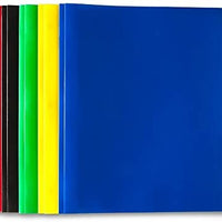 5pk 2 Pocket Plastic Folders with Prongs - Up&Up™