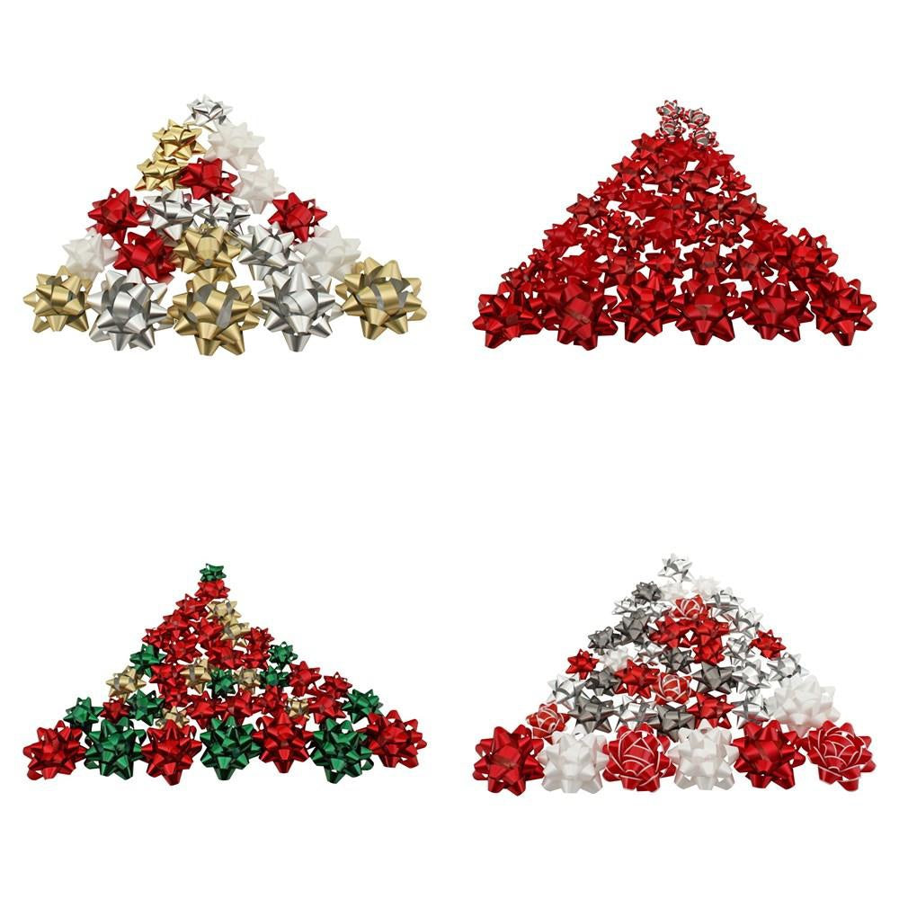 40ct Christmas Bow Bag Drop In Red - Wondershop