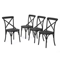 Danish 1pc plastic nylon dining chairs