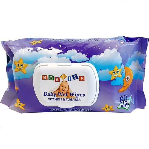 Babyish Wet Wipes 80Ct / 24Pk
