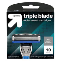 Men's 3 Blade Cartridges 10ct - Up&Up™ (Fits Gillette Mach3 handles)