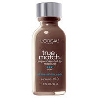 L'Oréal Paris True Match Super-Blendable Foundation Makeup Espresso - 1 fl oz