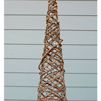 Large Lit Grapevine Cone Tree Christmas Tree Decorative Figurine - Wondershop™