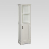 Wood Linen Tower White - Threshold