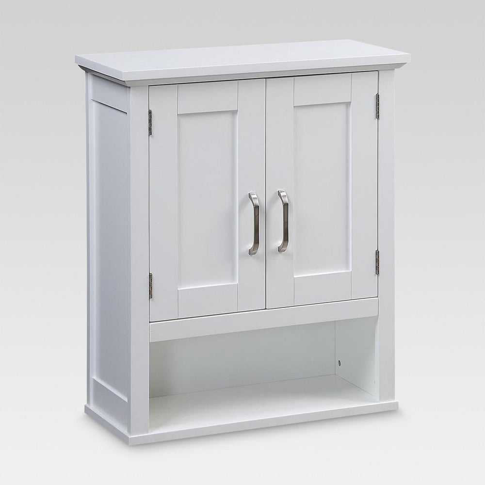 Wood Wall Cabinet White - Threshold