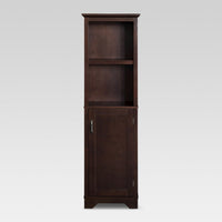 Wood Linen Tower Espresso - Threshold