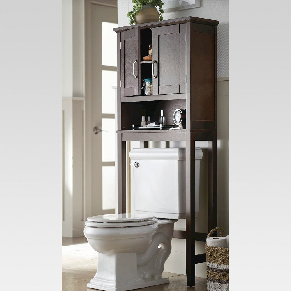 Wood Space Saver Etagere Espresso - Threshold