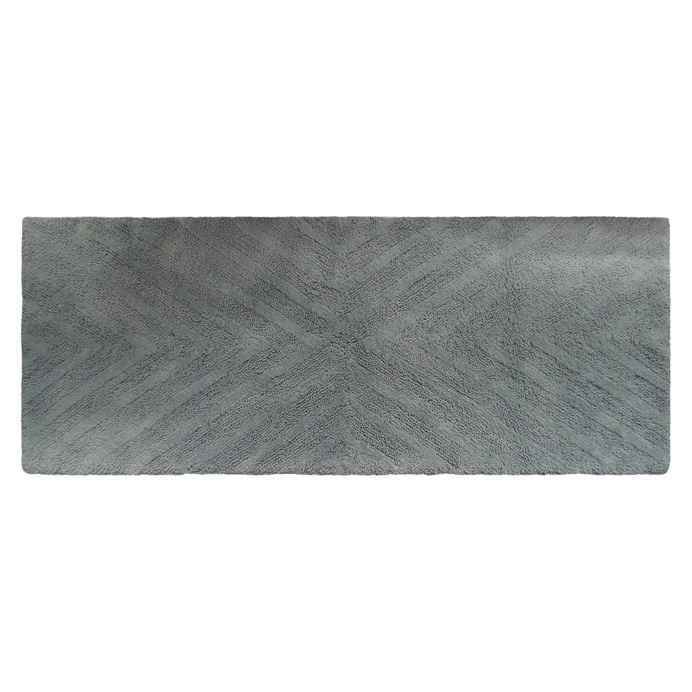 Textured Stripe Bath Rug Runner (23