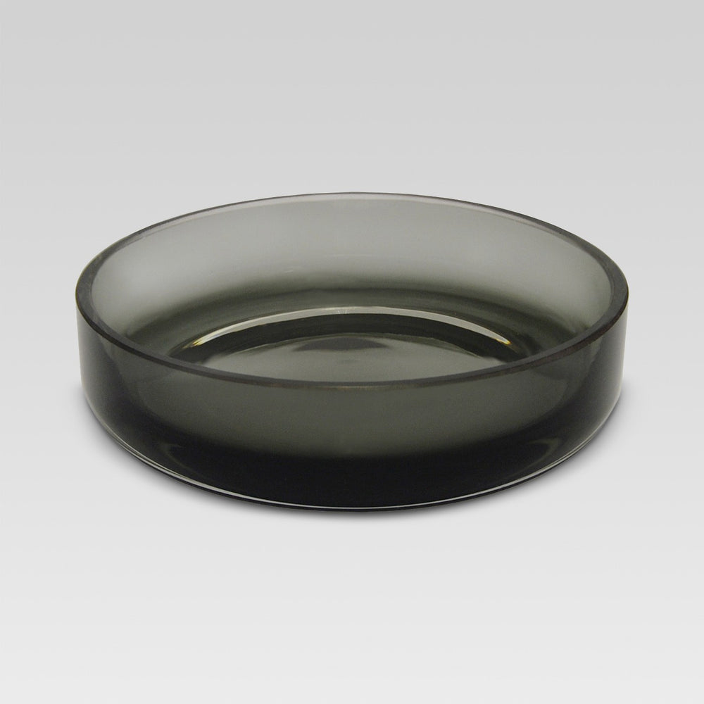 Round Soap Dish Gray - Threshold