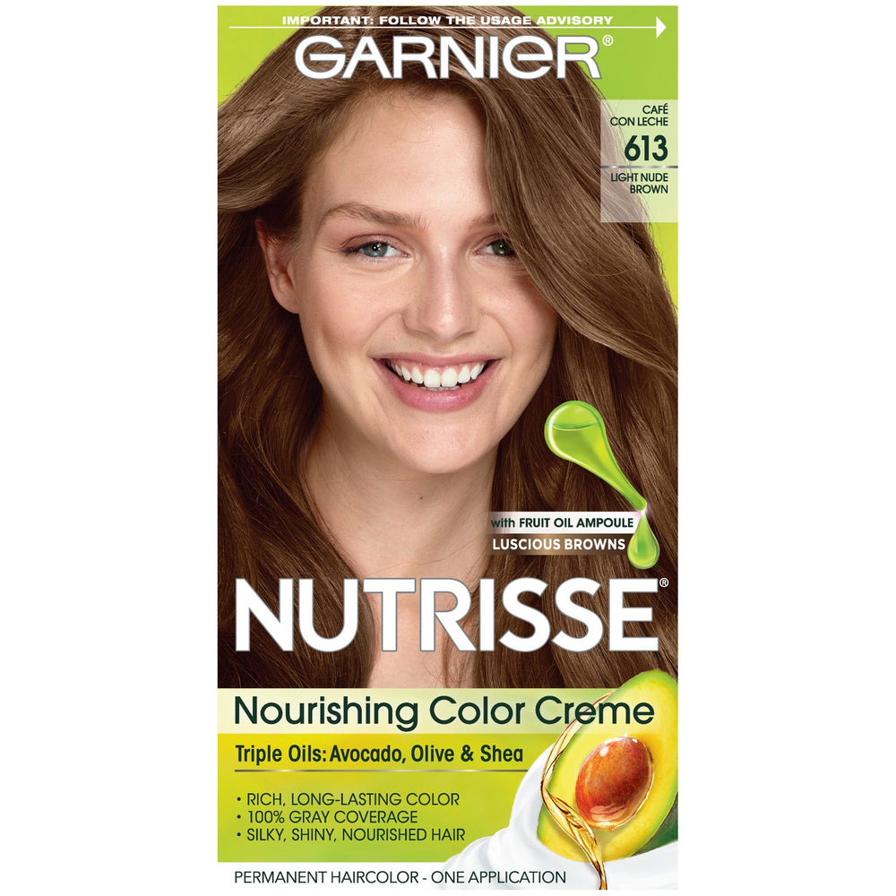 Garnier Nutrisse Nourishing Color Creme 613 Light Nude Brown