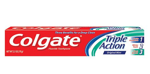 Colgate Toothpaste 2.5 Oz Triple Action