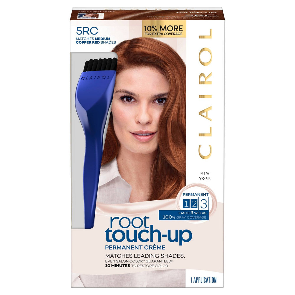 Clairol Root Touch-Up Permanent Hair Color - 5RC Medium Copper Red - 1 Kit