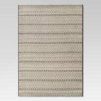 Pattern Stripe Tan Outdoor Rug - 5'x7' - Threshold
