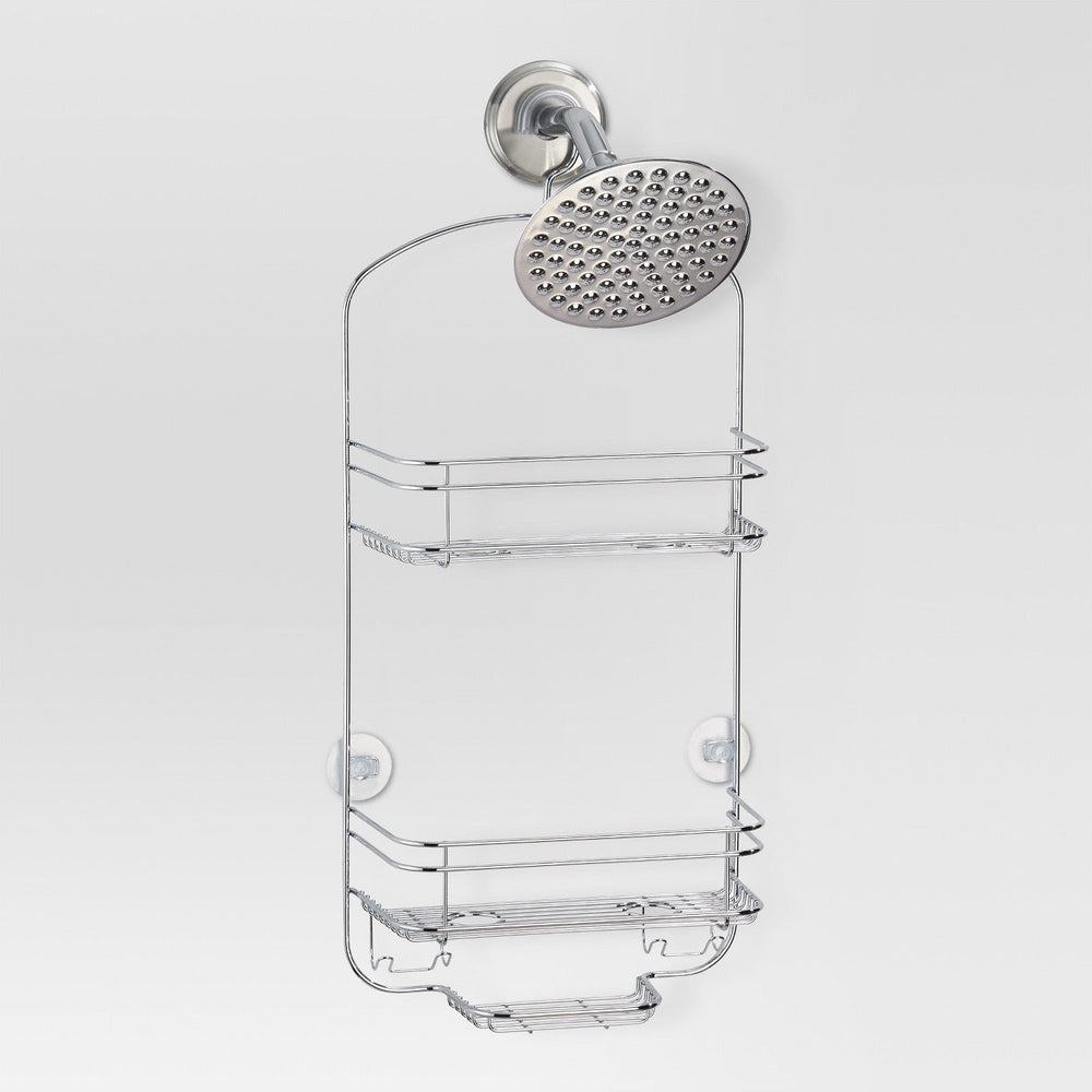 Bathroom Shower Caddy - Chrome - (Medium) - Thresh