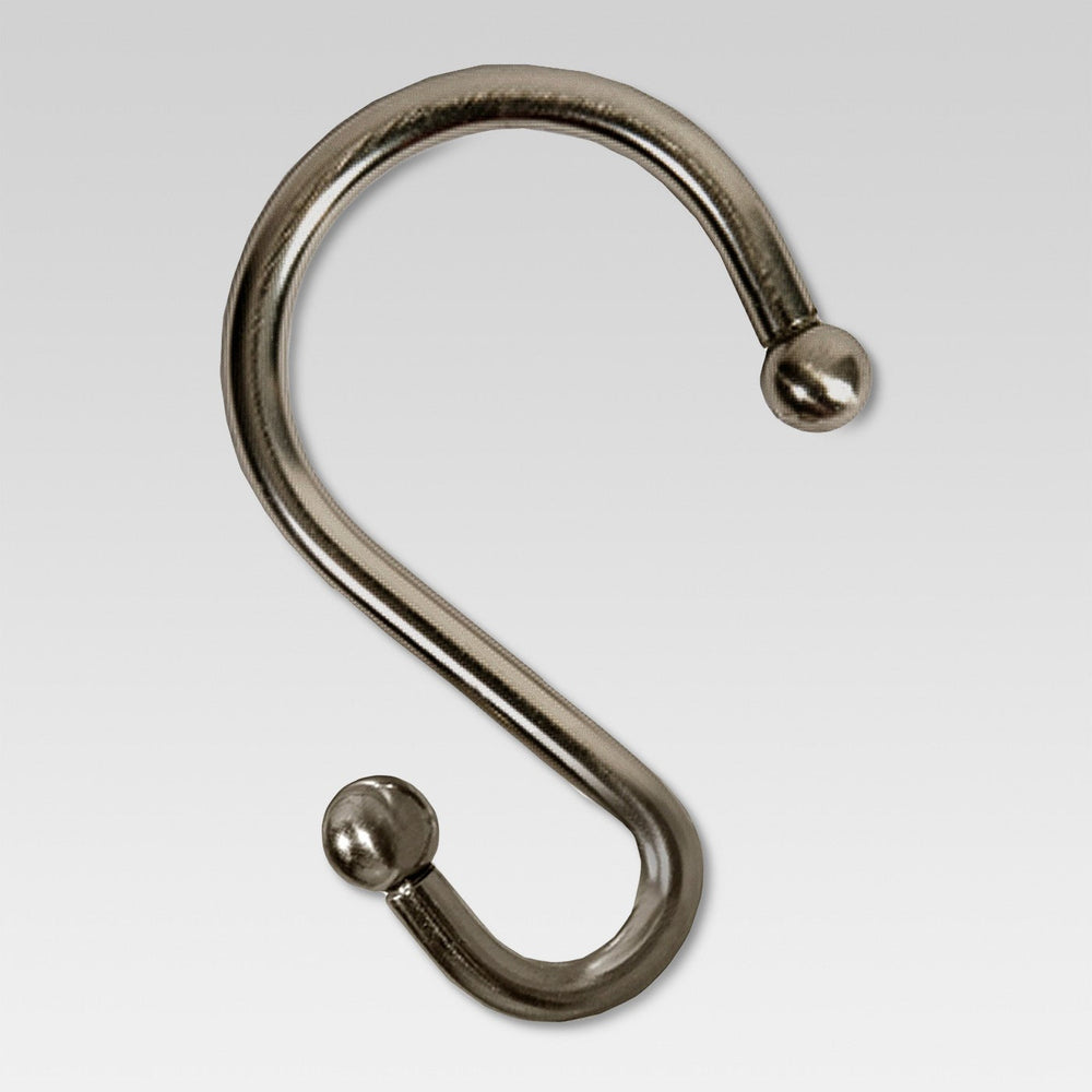 S Shape Shower Hooks Oil Rubbed Bronze - Threshold